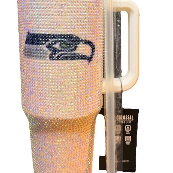 The Memory Company Other - Seahawks Rhinestone Tumbler with Handle 40oz